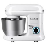 Mixer electric cu bol inox 4.5 L, Hausberg HB-7615, 1090 w, 6 trepte, alb