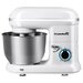 Mixer electric cu bol inox 4.5 L, Hausberg HB-7615, 1090 w, 6 trepte, alb